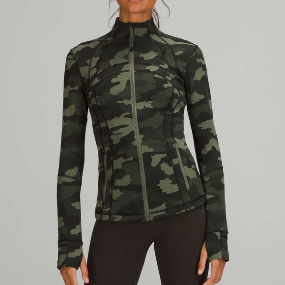 ၄၂Lululemon Define Jacket Heritage 365 Camo Medium Olive Multi